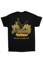 "We Love to Serve You" Tee Black Gold