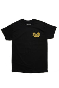 "We Love to Serve You" Tee Black Gold