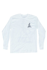 "It'll be gone just like the rest" long sleeve tee White